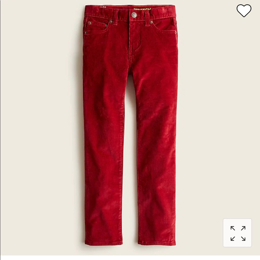 NWT J Crew / Crew Cuts Boys' cord in stretch fit